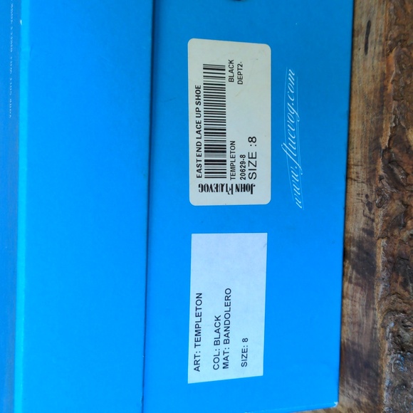 Fluevog Templeton Sz 8 Black - Picture 8 of 9